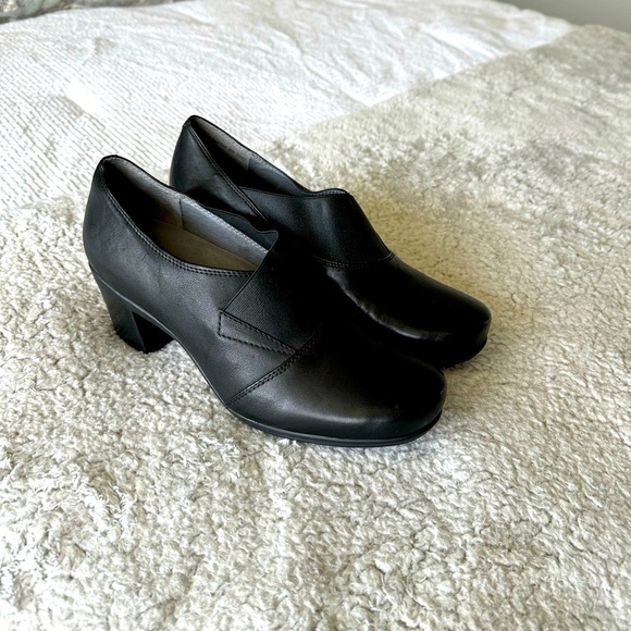 Abeo PORTOLA slip-on heels 7 Black - Picture 1 of 9